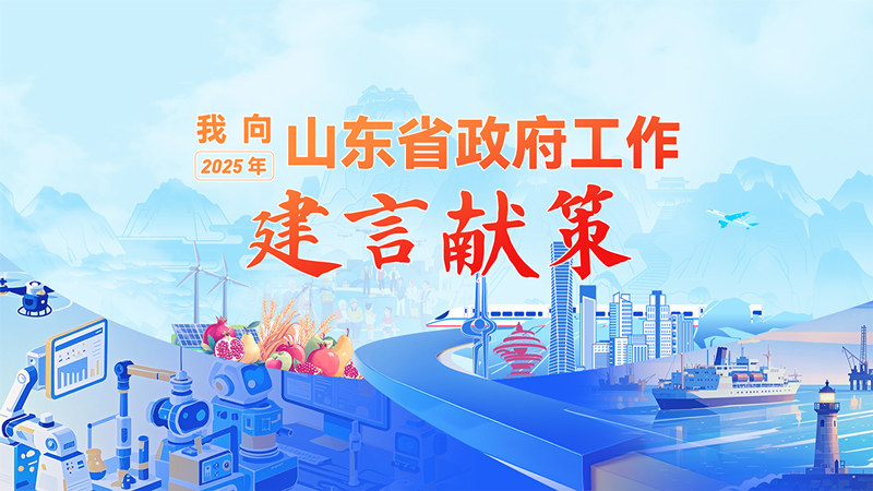 我向2025年山东省政府工作建言献策